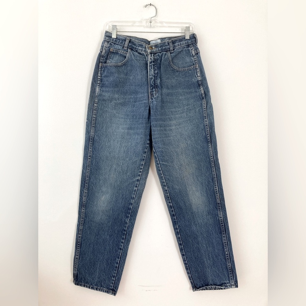 Vintage 80s 90s Calvin Klein high waist non stretch mom jeans size 14